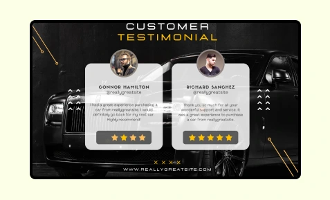 Customer feedback & testimonials