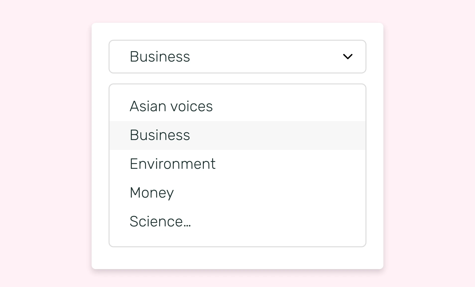 Choose your news topics