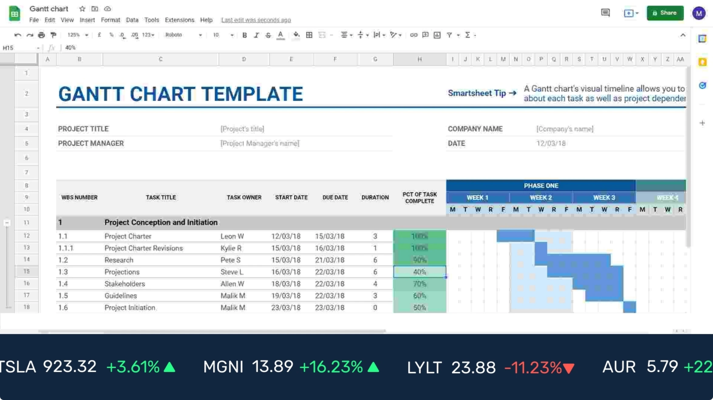 Google Sheets