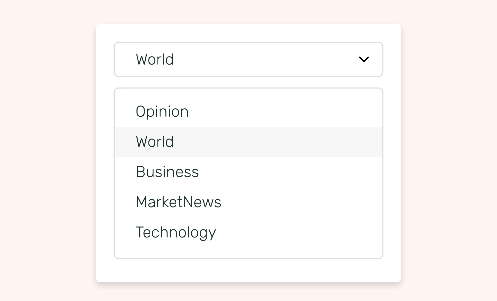 Choose the news topics